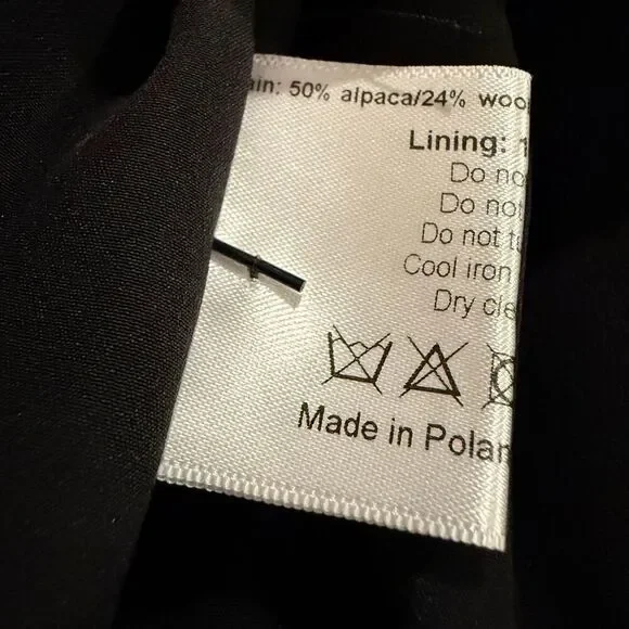 Eskandar Alpaca and Silk Blend Boatneck Dress Size 0 US S